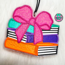 Load image into Gallery viewer, Bow Book Stack Freshie