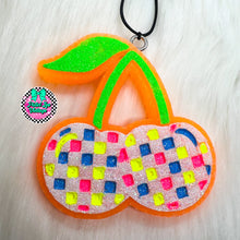 Load image into Gallery viewer, Checkered Cherry Freshie