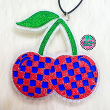 Load image into Gallery viewer, Checkered Cherry Freshie