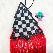 Load image into Gallery viewer, Checkered Christmas Tree Freshie