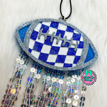 Load image into Gallery viewer, Checkered Football Freshie