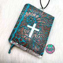 Load image into Gallery viewer, Tooled Bible Freshie