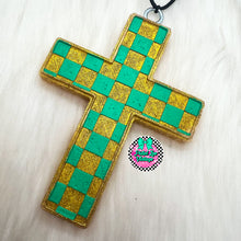 Load image into Gallery viewer, Checkered Cross Freshie