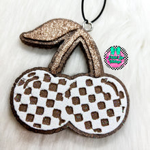 Load image into Gallery viewer, Checkered Cherry Freshie