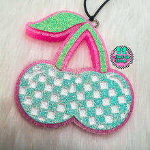 Load image into Gallery viewer, Checkered Cherry Freshie