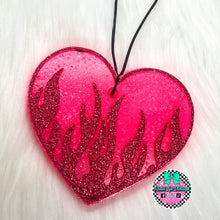 Load image into Gallery viewer, Flame Heart Freshie