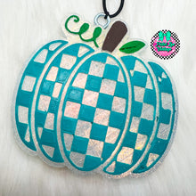 Load image into Gallery viewer, Checkered Pumpkin Freshie