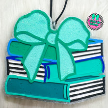 Load image into Gallery viewer, Bow Book Stack Freshie