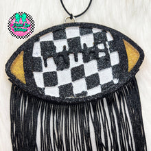 Load image into Gallery viewer, Checkered Football Freshie