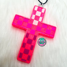 Load image into Gallery viewer, Checkered Cross Freshie