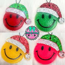 Load image into Gallery viewer, Smiley Face Christmas Freshie