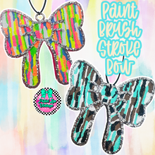 Load image into Gallery viewer, Paint Brush Stroke Bow Freshie