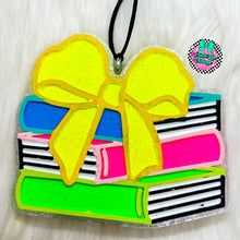 Load image into Gallery viewer, Bow Book Stack Freshie