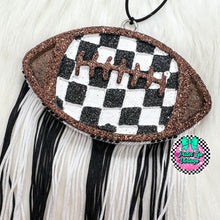 Load image into Gallery viewer, Checkered Football Freshie