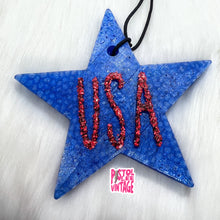 Load image into Gallery viewer, USA Star Freshie