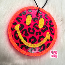 Load image into Gallery viewer, Leopard Print Smiley Face Freshie