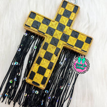 Load image into Gallery viewer, Checkered Cross Freshie