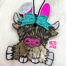 Load image into Gallery viewer, Easter Highland Cow Freshie