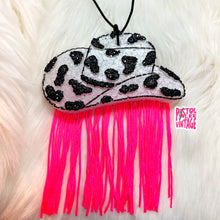 Load image into Gallery viewer, Cow Print Cowboy Hat Freshie