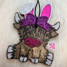 Load image into Gallery viewer, Easter Highland Cow Freshie