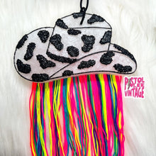 Load image into Gallery viewer, Cow Print Cowboy Hat Freshie