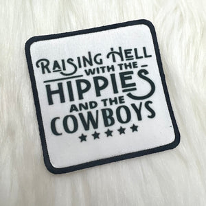 Raising Hell Iron On Patch