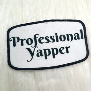 Professional Yapper Iron On Patch