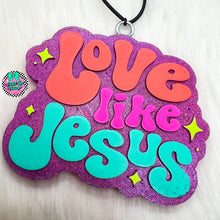 Load image into Gallery viewer, Love Like Jesus Sparkle Freshie
