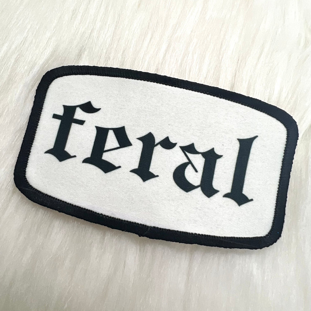 Feral Iron On Patch