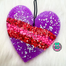 Load image into Gallery viewer, Geode Heart Freshie
