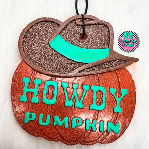Howdy Pumpkin Freshie