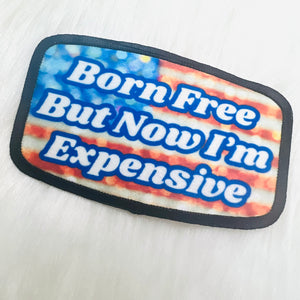 Born Free Iron On Patch