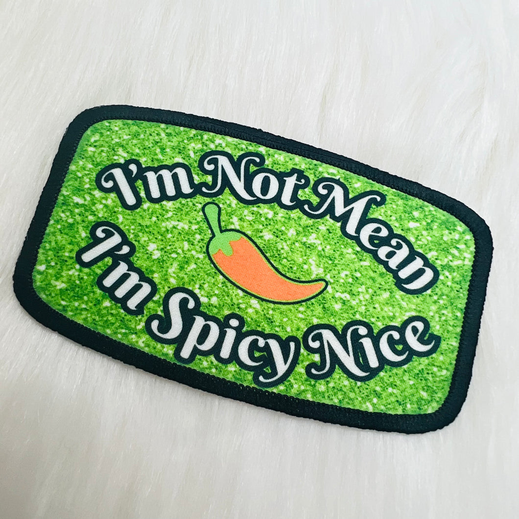 Spicy Nice Iron On Patch