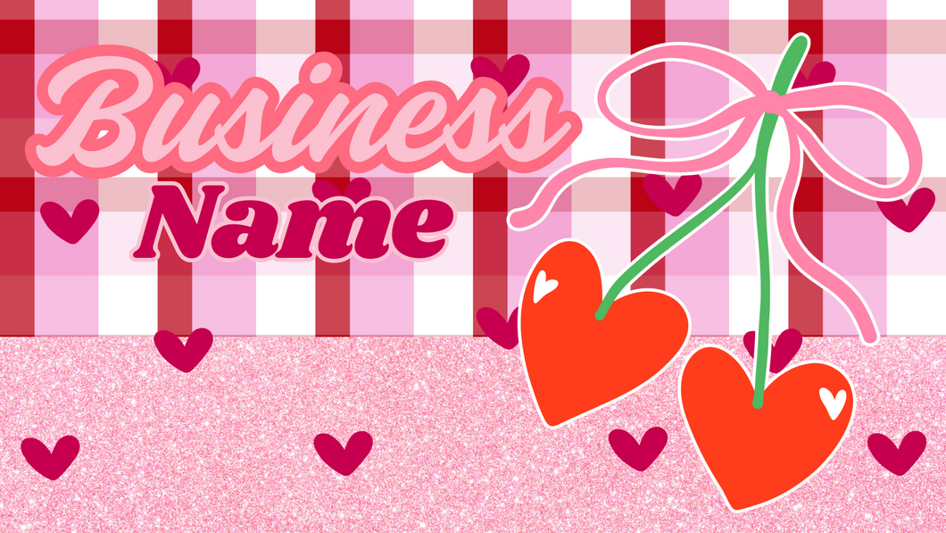 Plaid Cherries Facebook Cover