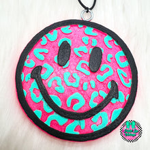 Load image into Gallery viewer, Leopard Print Smiley Face Freshie
