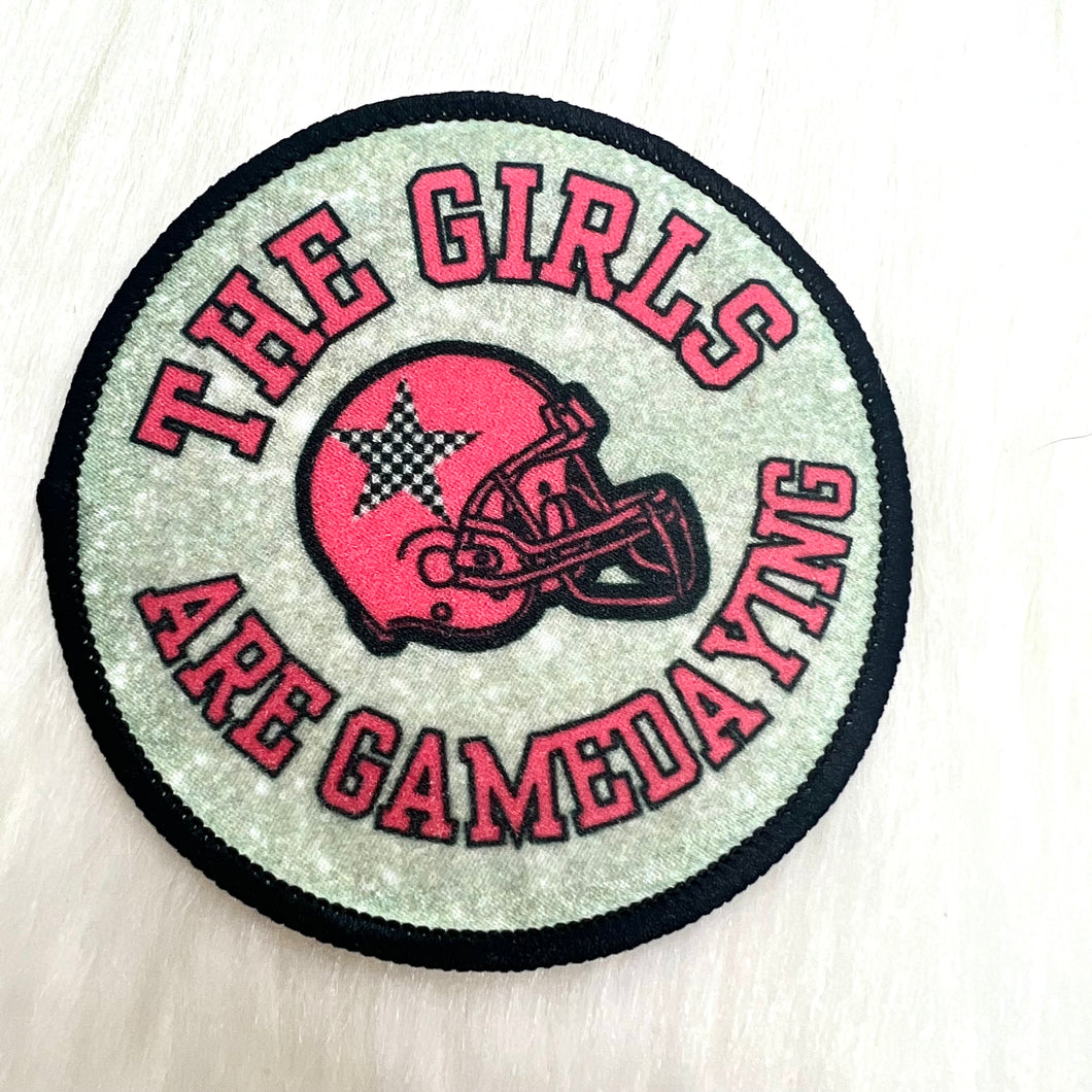 Girls Are Gamedaying Iron On Patch