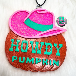 Howdy Pumpkin Freshie