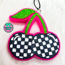 Load image into Gallery viewer, Checkered Cherry Freshie
