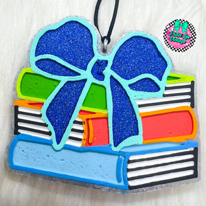 Bow Book Stack Freshie