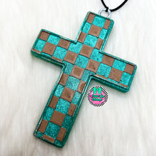 Load image into Gallery viewer, Checkered Cross Freshie
