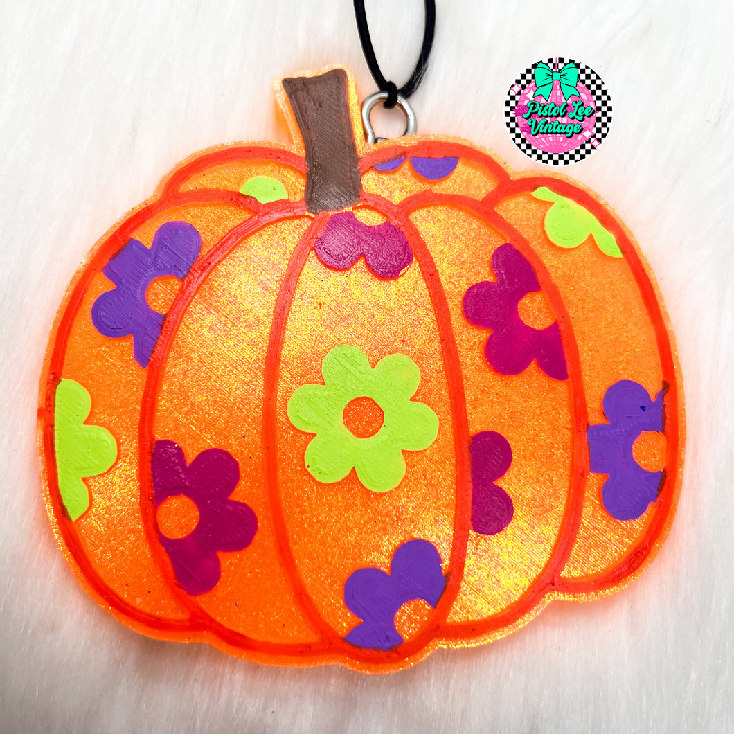Floral Pumpkin Freshie