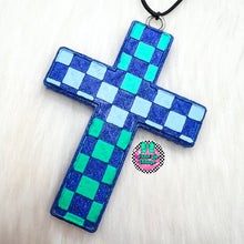Load image into Gallery viewer, Checkered Cross Freshie
