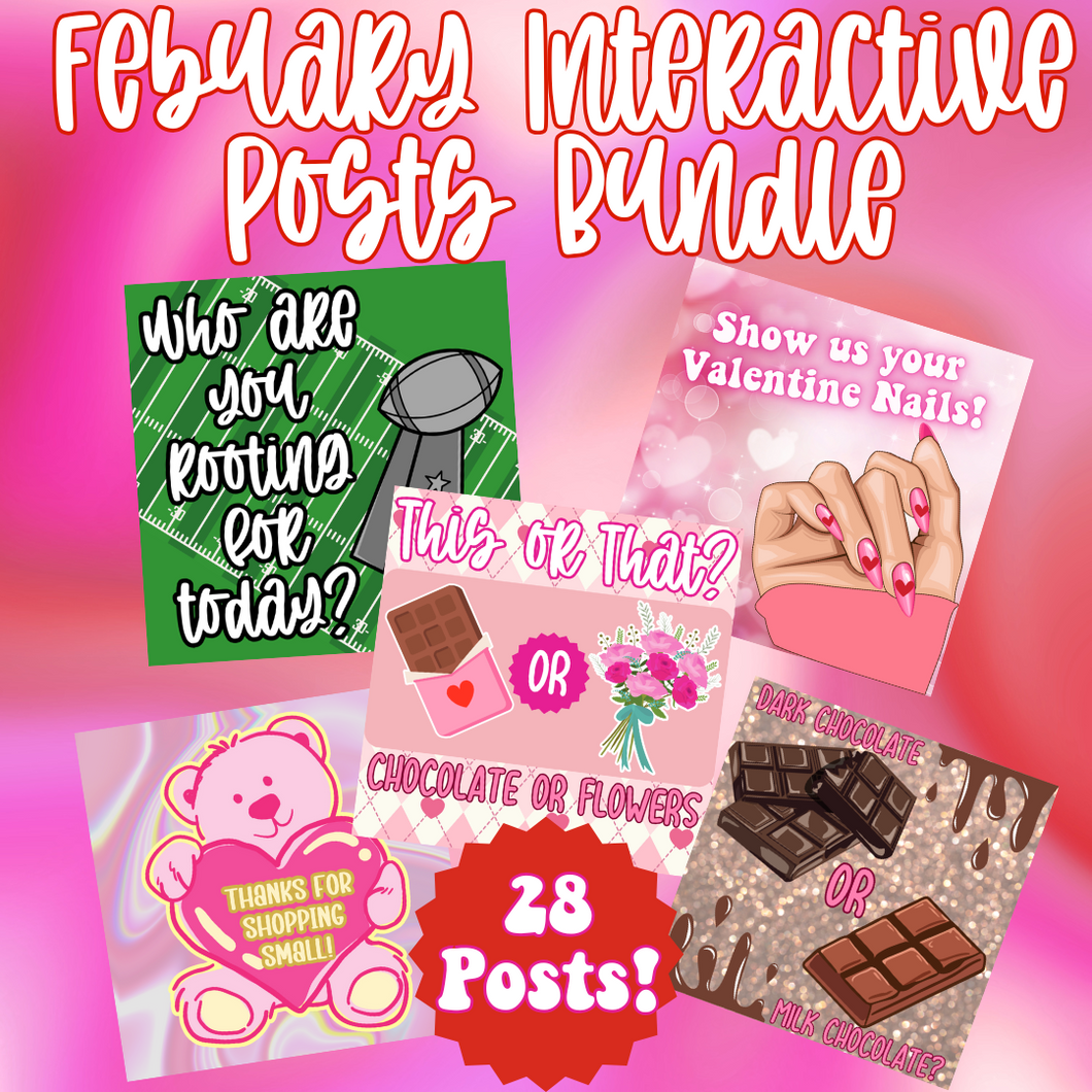 February Interactive Posts Bundle