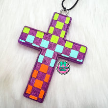 Load image into Gallery viewer, Checkered Cross Freshie
