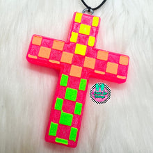 Load image into Gallery viewer, Checkered Cross Freshie
