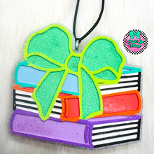 Load image into Gallery viewer, Bow Book Stack Freshie
