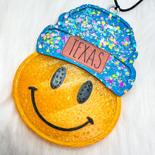 Load image into Gallery viewer, RTS Texas Beanie Smiley Freshie
