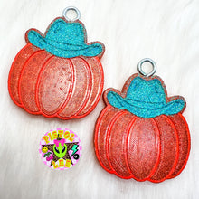 Load image into Gallery viewer, Cowboy Hat Pumpkin Freshie Vent Clips
