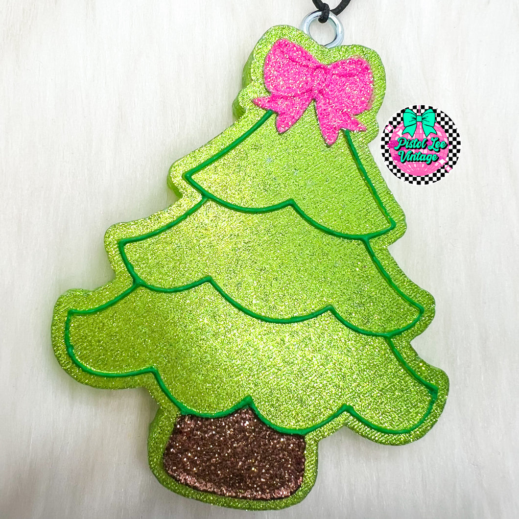 Bow Christmas Tree Freshie