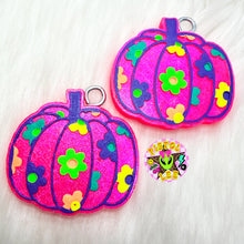 Load image into Gallery viewer, Floral Pumpkin Freshie Vent Clips
